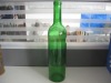 green 750ml glass bordeaux wine bottles