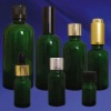 green boston round essential oil bottles