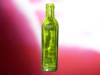 green colour olive oil glass bottle