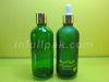 green glass bottle