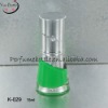 green nail polish glass  bottle