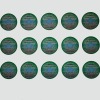 green round warranty adhesive sticker