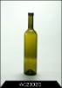 green wine bottle