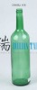 green wine bottle