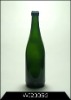 green wine bottle