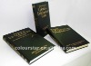 hardcover book with hot stamping