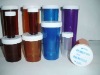 healthy vials in plastic