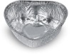 heart shape bakery aluminium foil container