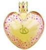 heart shape crystal perfume bottle with crown cap