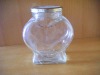 heart-shaped glass jar