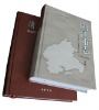 high class map book printing