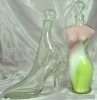 high heel glass bottle ,women shaped glass bottle