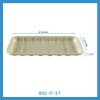 high quality biodegradable disposable sugarcane fiber paper  food tray