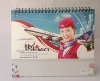 high quality  calendar with spire binding