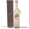 high quality clear frosted glass wine bottle