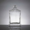 high quality crystal glass whiskey bottle 500ml