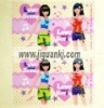 high quality plastic beautiful self adhesive label