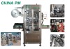 high quality shrink sleeve applicator PM-200 P BOTTLE MOUTH TRAPPING LABEL MACHINE