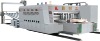 high speed lead edge feeder card board 5color printing machine with slotter and rotary die cutting