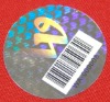 hologram barcode security sticker