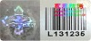 hologram barcode sticker