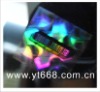 holographic security sticker