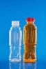 hot plastic bottles of transparent