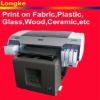 hot sale digital fan printing machine A2 LK4880 print om wooden fan, plastic fan