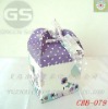 hot sell  beautiful fashion paper wedding candy box