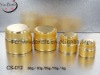 hot selling gold glass cosmetic jars for personal care