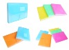 hot selling stationery plastic file folders with button