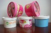 ice cream cups with paper lids