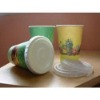 ice cream paper cup with lids