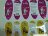 jindeli pet shampoo oval shape label