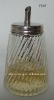 kitchenware glass cooking oil jar with metal lid