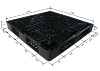 large black plastic pallets for cargo transport packing