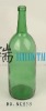 large colored glass bottle