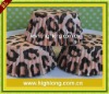 leopard design paper muffin cups,cupcake cases,