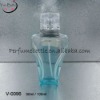 light blue perfume glass bottle with 50/100ml