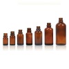 liquid amber drop dispensing bottle