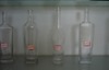 liquor bottles, glass bottles (K)