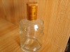 liquor glass bottle with plastic screw cap