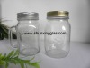 logo engraved canned glass jar