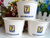 logo printed food paper bowl with lid