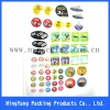 logo printed roll adhesive sticker/label