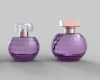 look! new design royal grape purple perfume bottles