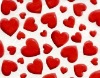 love heart silk paper