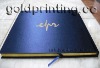 luxury hardcover book with gold edge