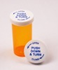 medical plastic vial with children resistant cap