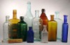 medicinal & chemical & druggist glass bottles